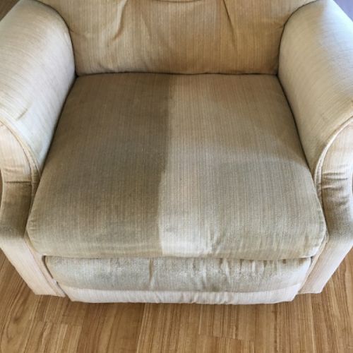 Upholstery Cleaning Results